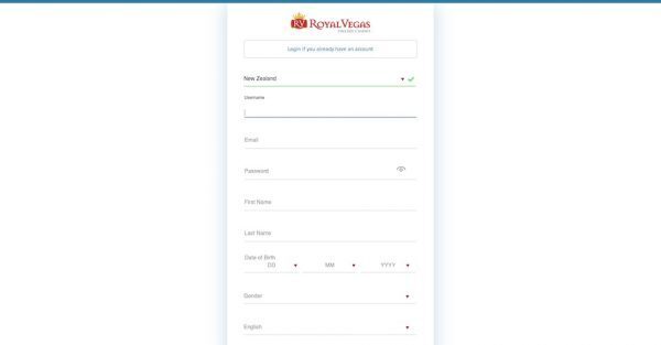 royal vegas casino signup