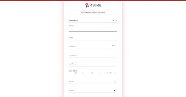 7 sultans signup