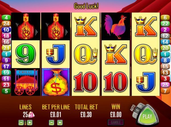 more chilli 5 reel pokies