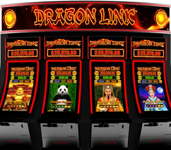 a collection of dragon link progressive pokies games