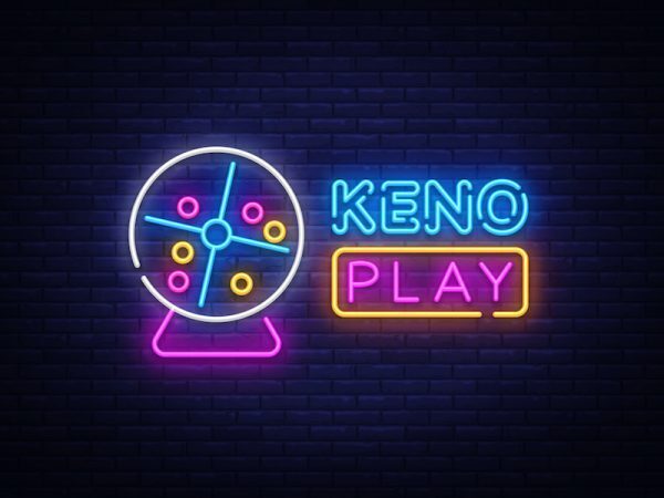 keno online neon logo