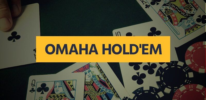 Omaha Hold'em hand and chips