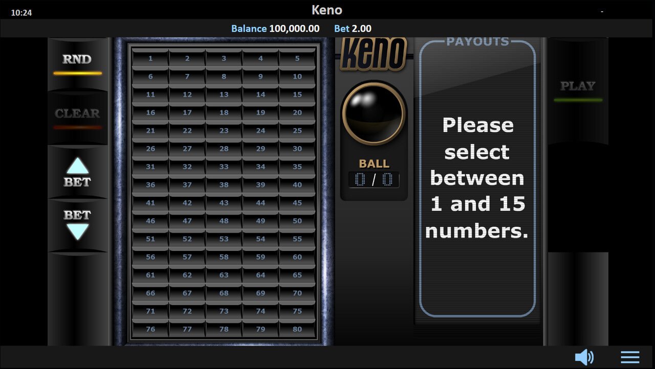 How to play online keno