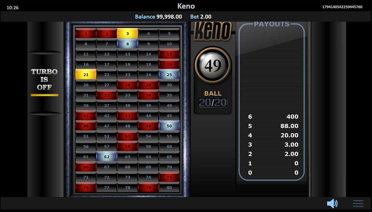 How to play online keno