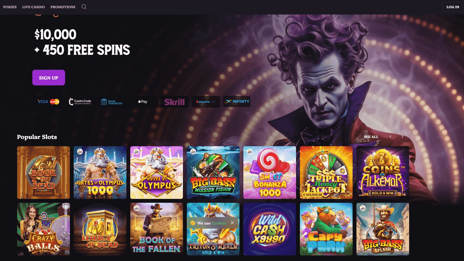 Lucky Circus Homepage